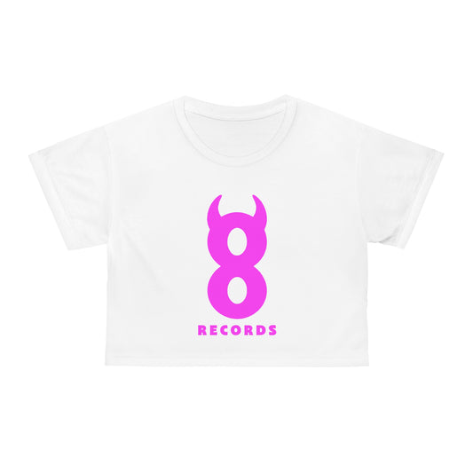 8 RECORDS Crop Top
